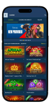 Application casino 1xBet